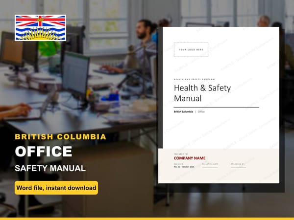 British Columbia Office Safety Manual