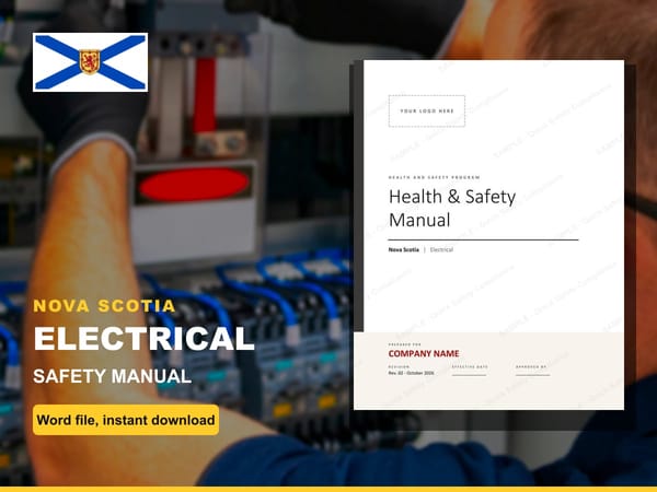 Nova Scotia Electrical Safety Manual