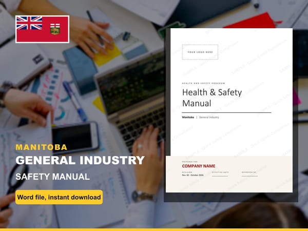 Manitoba General Industry Safety Manual