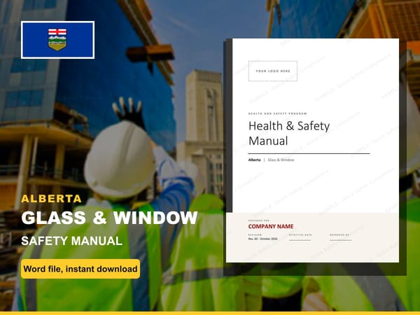 Alberta Glass & Window Safety Manual
