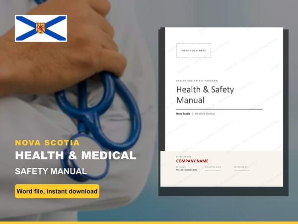 Nova Scotia Health & Medical Safety Manual