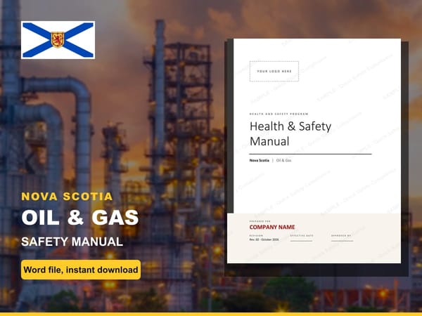 Nova Scotia Oil & Gas Safety Manual