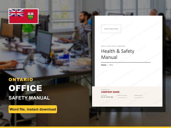 Ontario Office Safety Manual