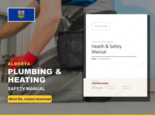 Alberta Plumbing & Heating Safety Manual