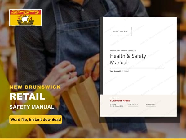 New Brunswick Retail Safety Manual