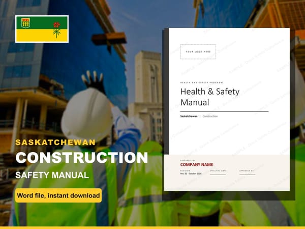 Saskatchewan Construction Safety Manual